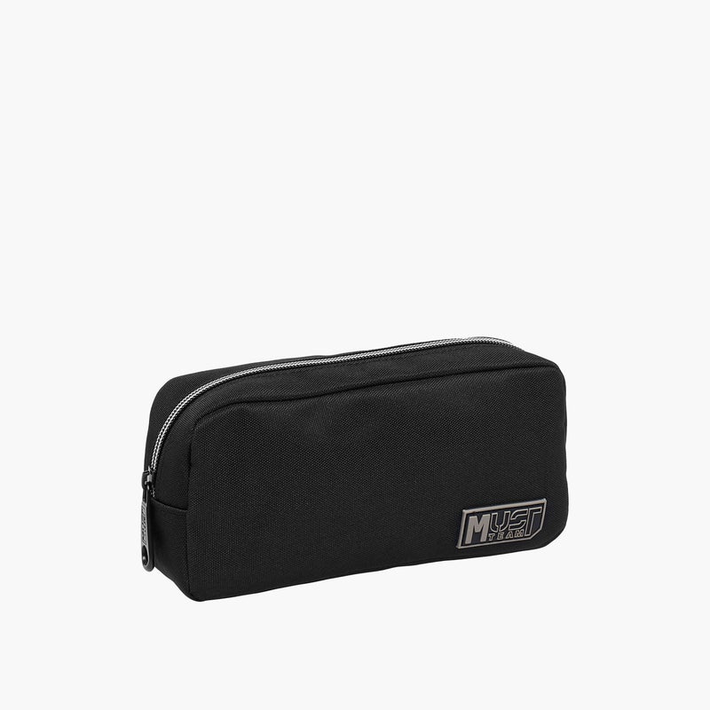 Must Solid Black Pencil Pouch for Unisex - Image 2